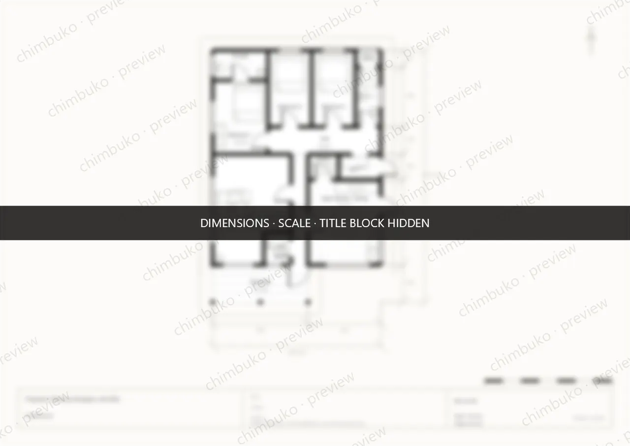 3-bedroom bungalow with DSQ floor plan Kenya — watermarked preview