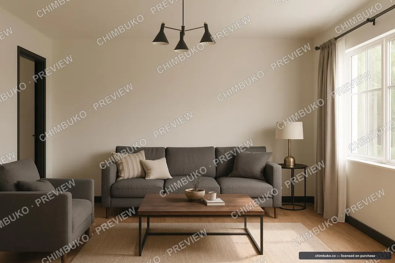 Interior living room render