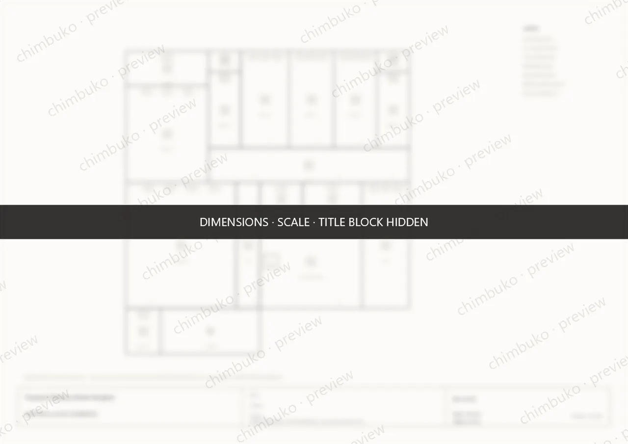 Electrical layout sheet — obscured preview
