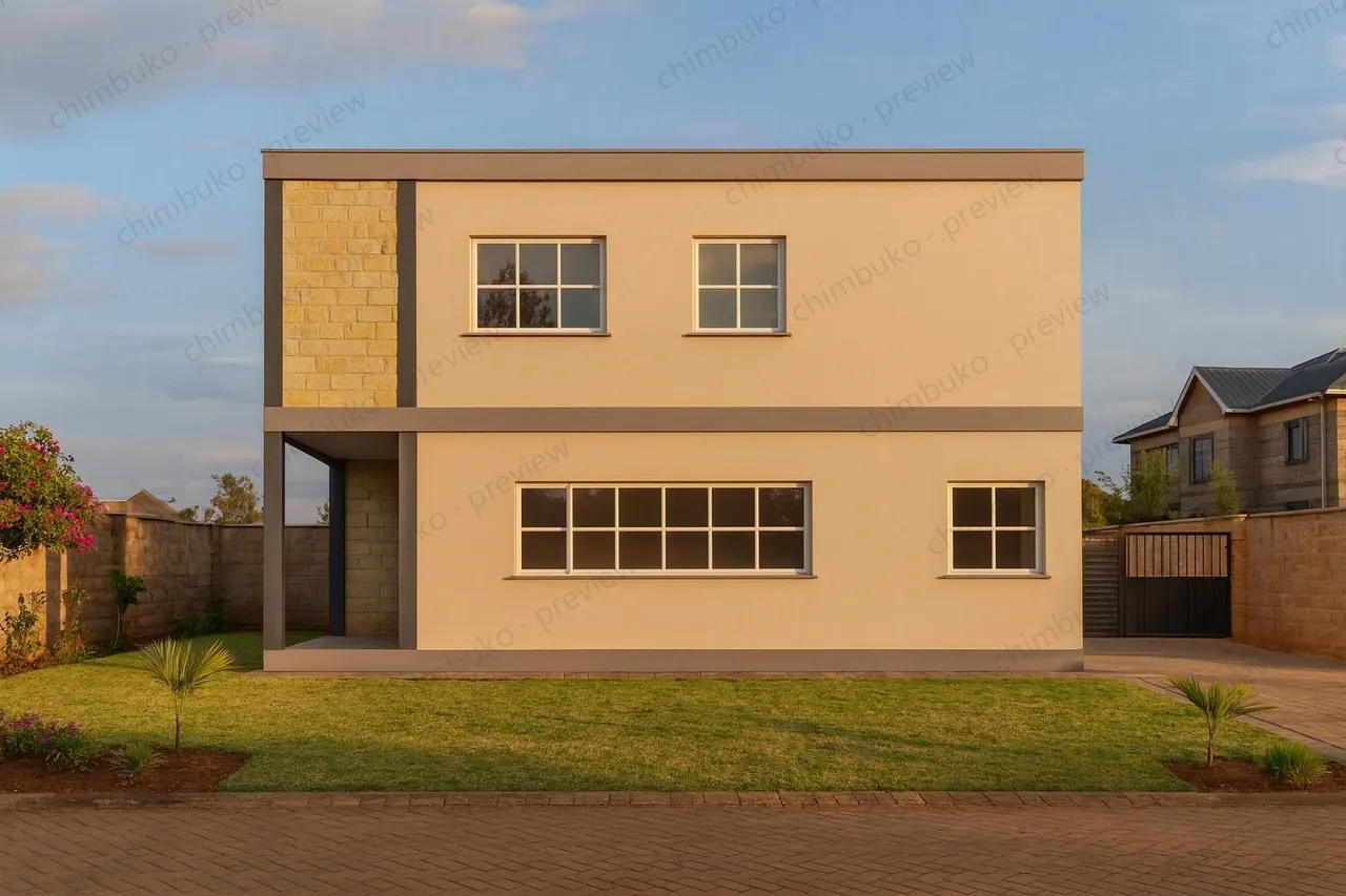 Left side view of the compact 3-bedroom maisonette