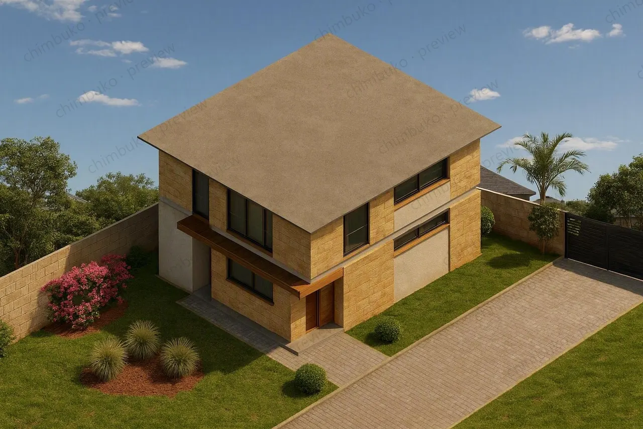 Working model view of the compact 3-bedroom maisonette