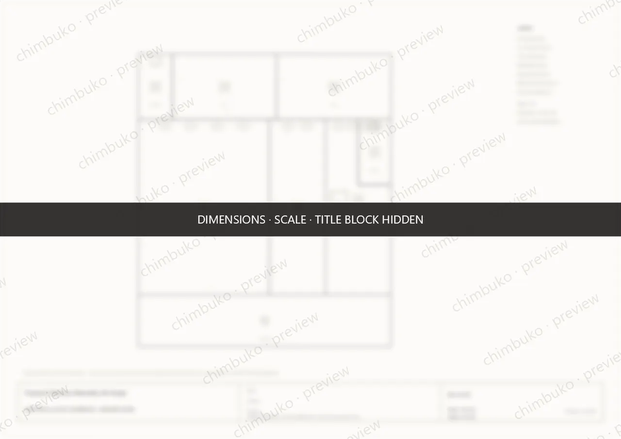 Electrical layout sheet — obscured preview