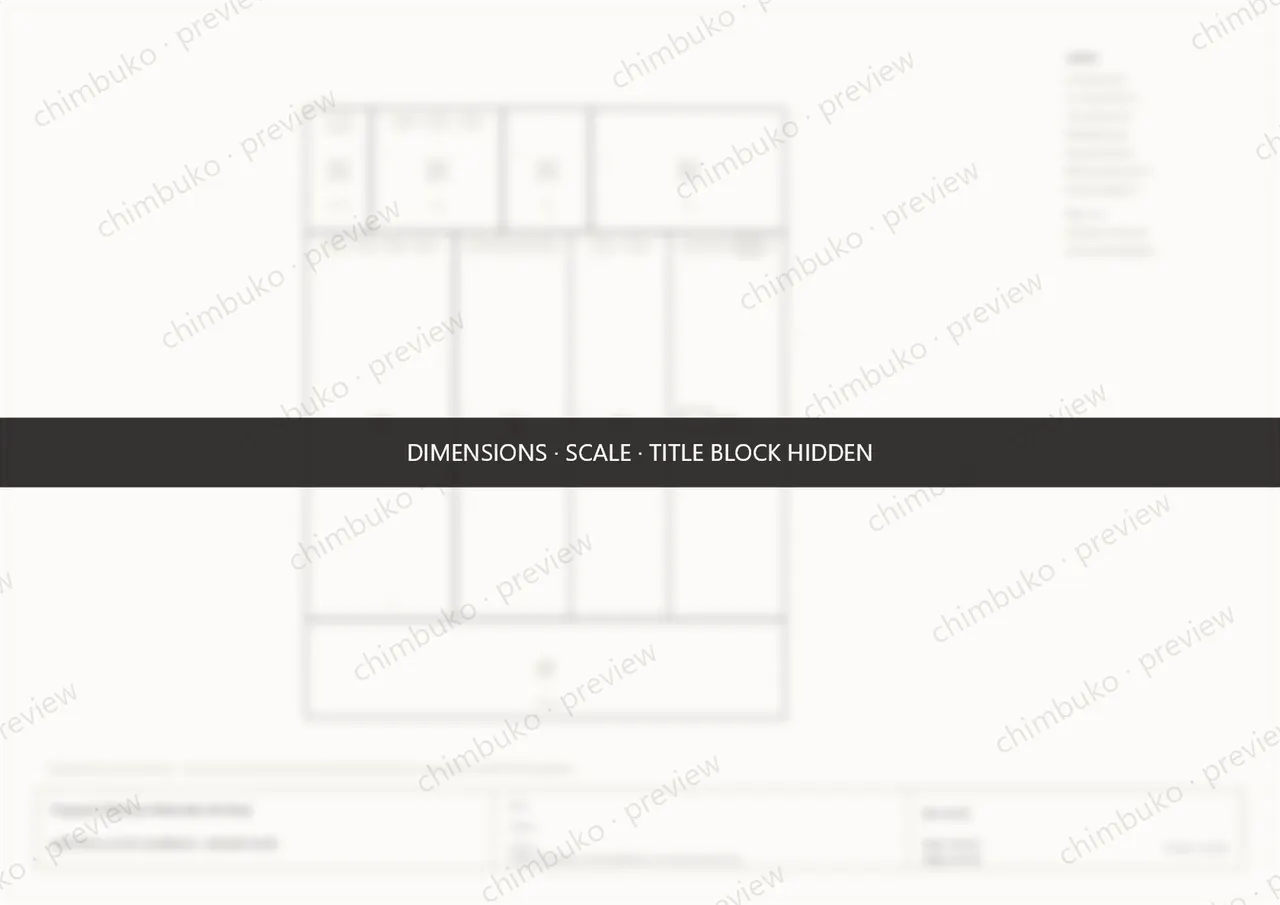Electrical layout sheet — obscured preview