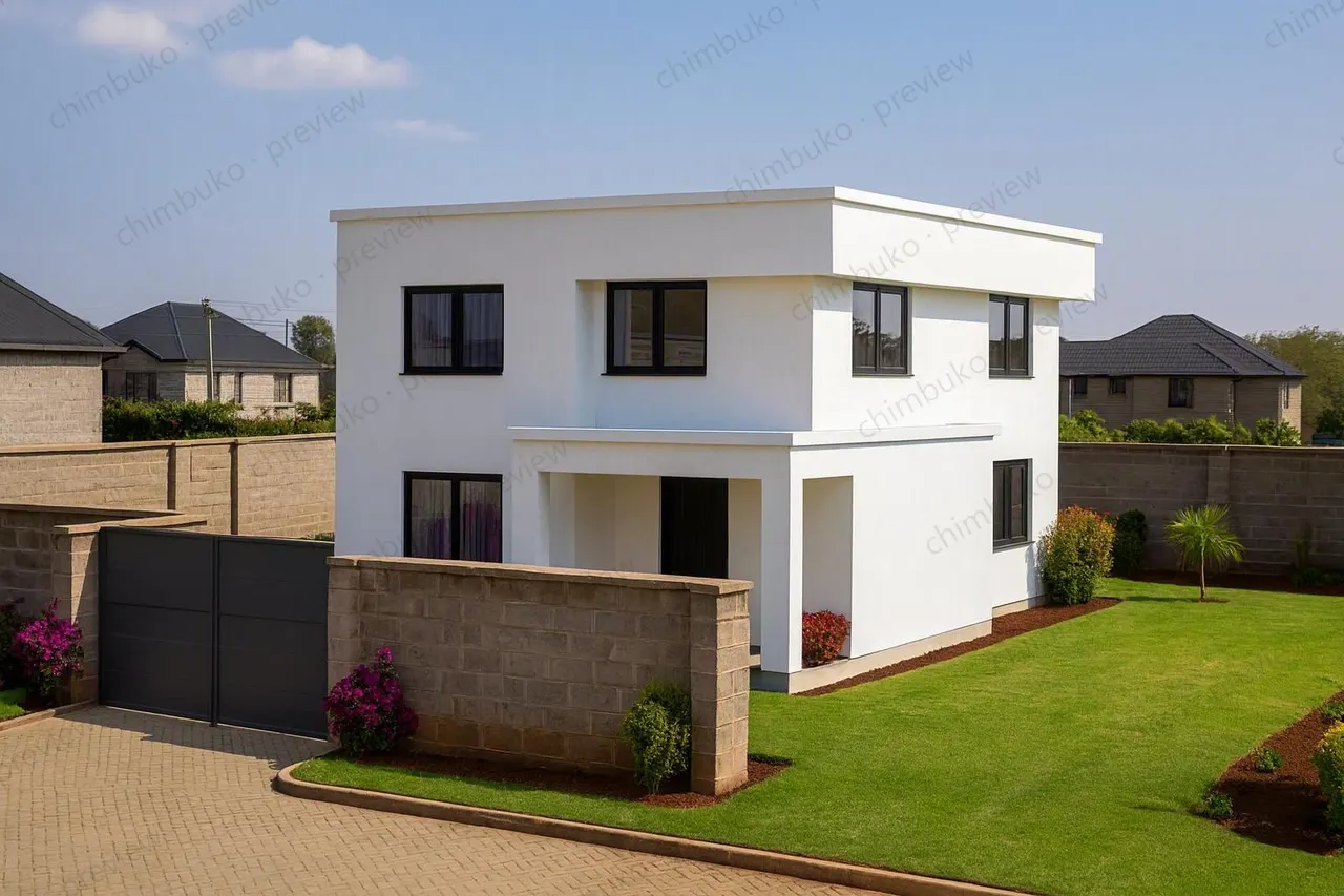 Working model view of the 4-bedroom maisonette with study