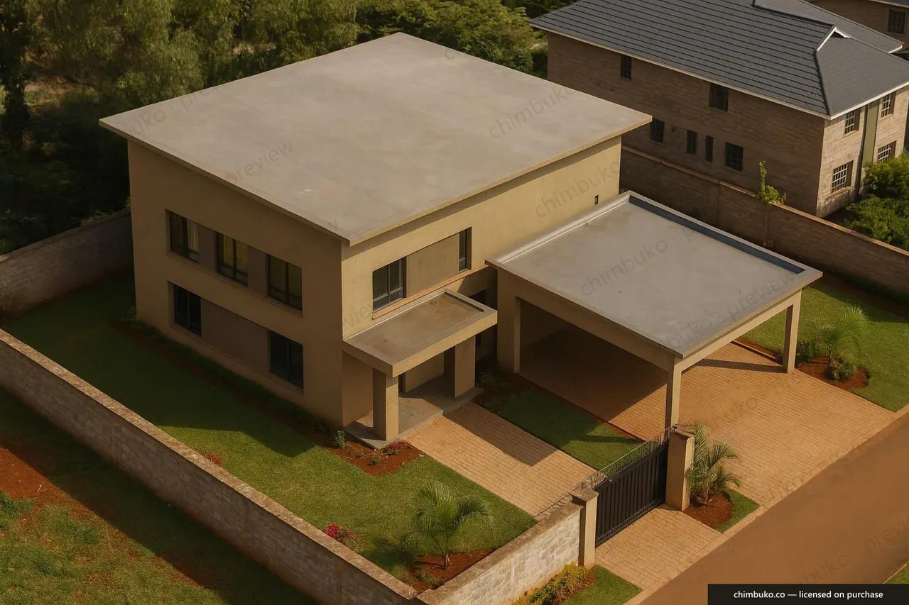 Roof view of the 5-bedroom luxury maisonette